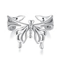 Anillo mariposa de plata 925