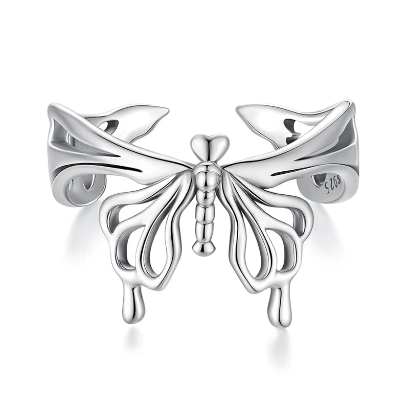 Anillo mariposa de plata 925