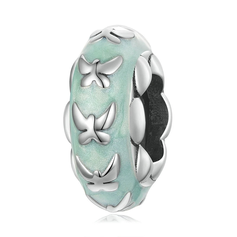 Charm mariposas de plata 925