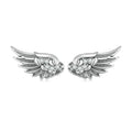 Pendientes alas de plata 925