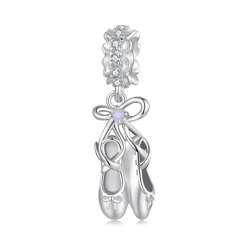 Charm ballet con lazo de plata 925