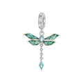 Charm libélula de plata 925